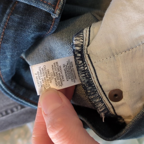 Loft High Rise Modern Slimny Ankle Jeans Dark Wash - Picture 5 of 5